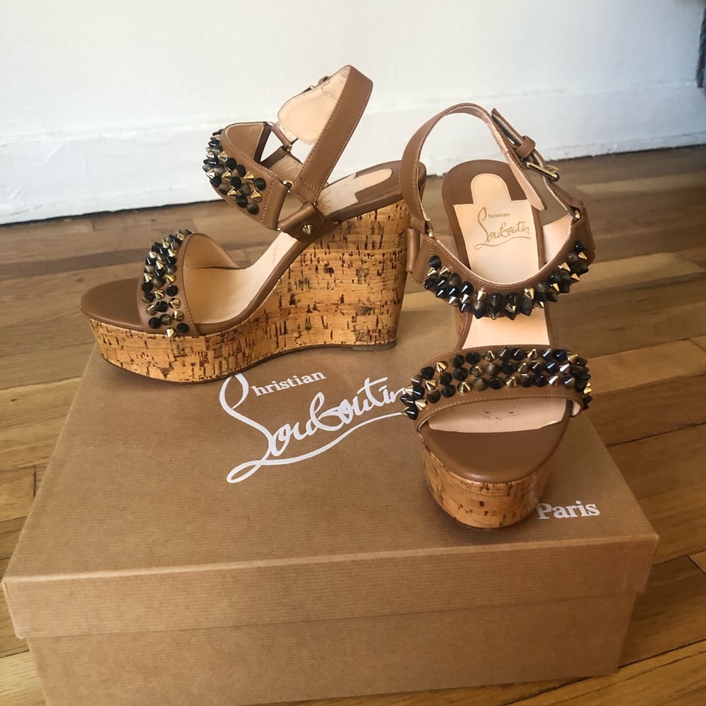 Christian Louboutin Bikee Bike Zeppa 120 Calf